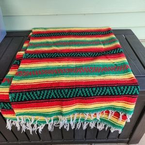 Mexican Throw blanket throw 55" x 42"